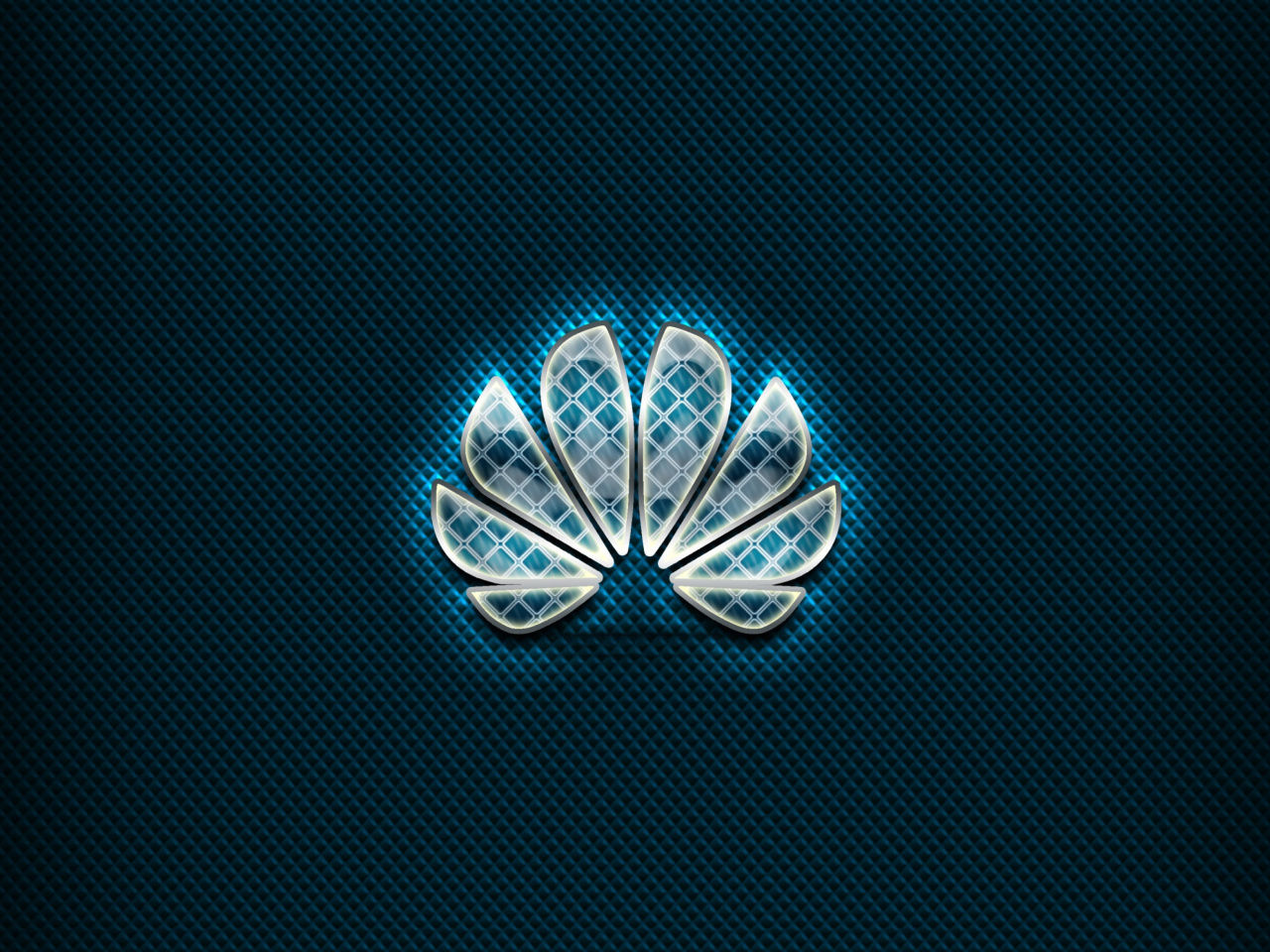 Das Huawei Blue Logo Wallpaper 1280x960