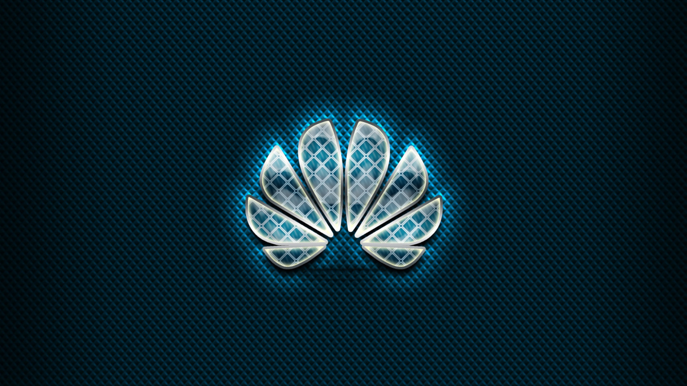 Sfondi Huawei Blue Logo 1366x768