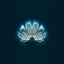 Das Huawei Blue Logo Wallpaper 208x208