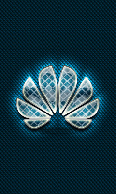 Das Huawei Blue Logo Wallpaper 240x400