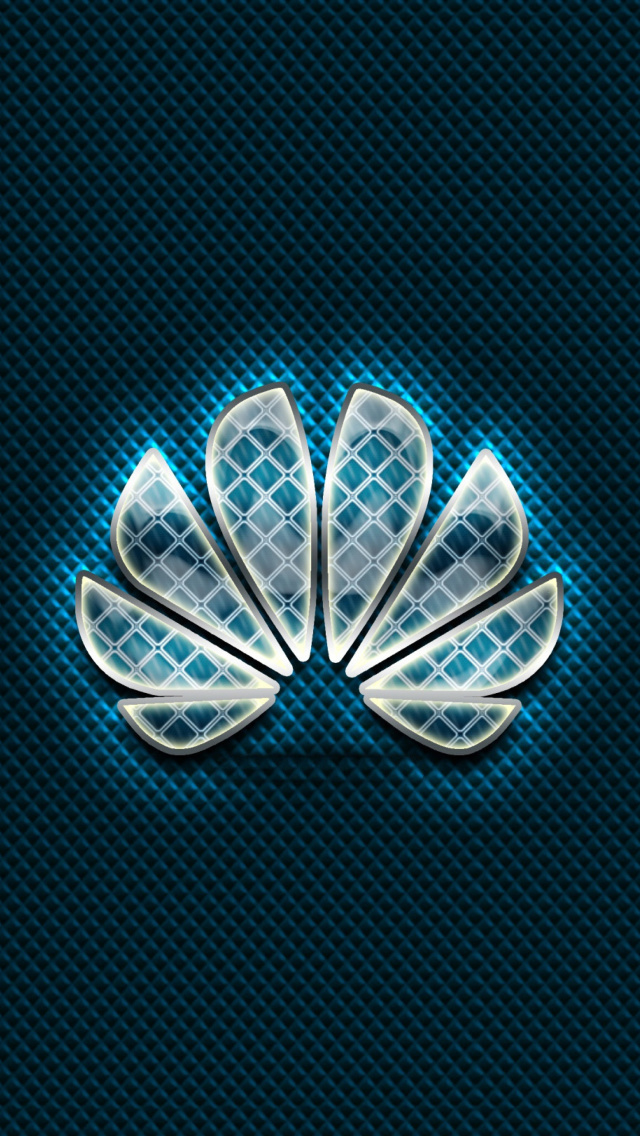 Huawei Blue Logo wallpaper 640x1136