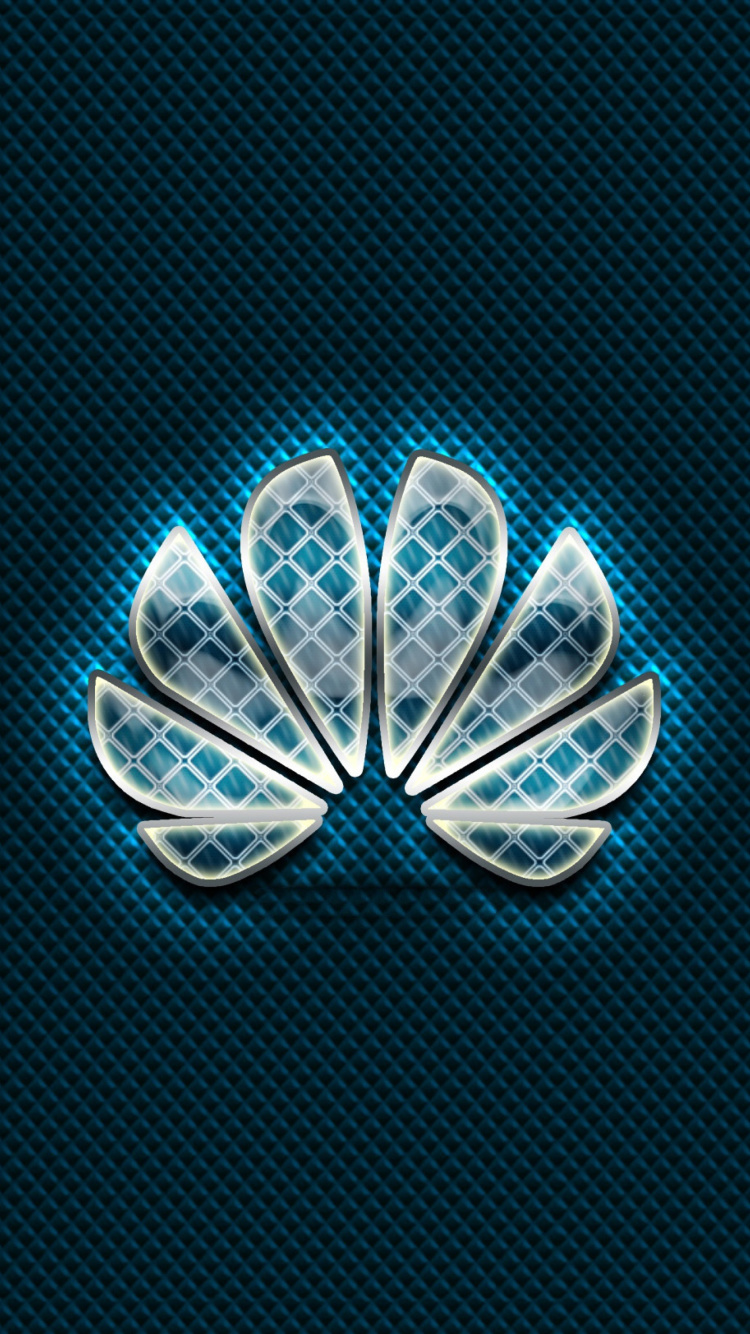 Huawei Blue Logo wallpaper 750x1334