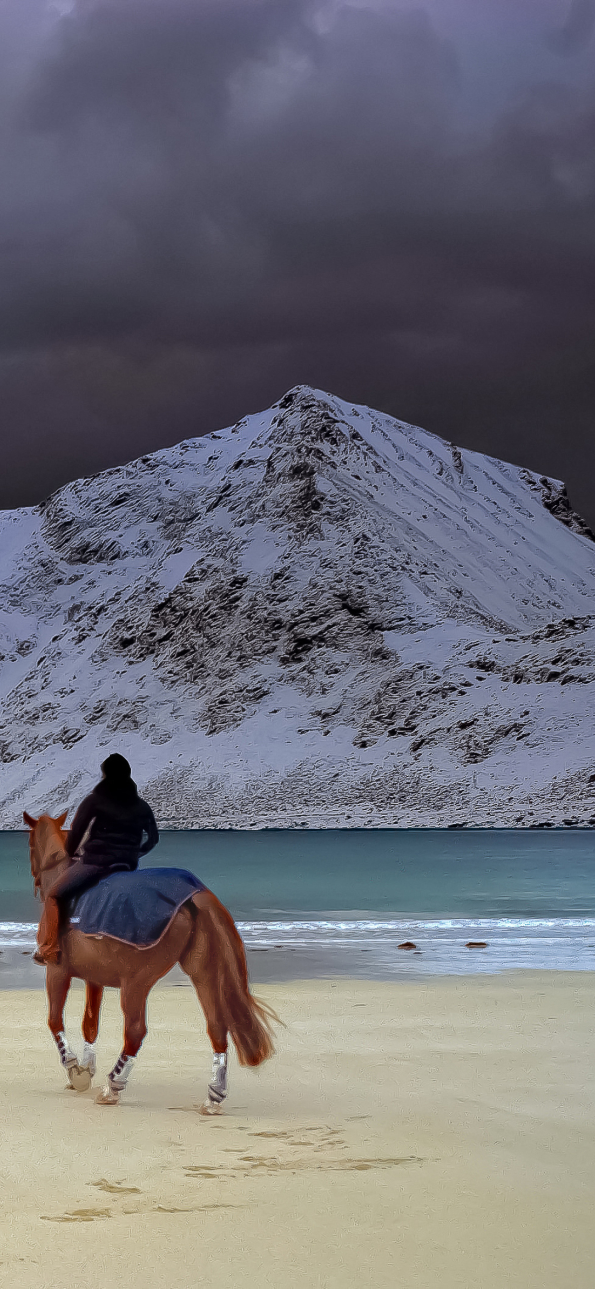 Horse Riding On Beach screenshot #1 1170x2532