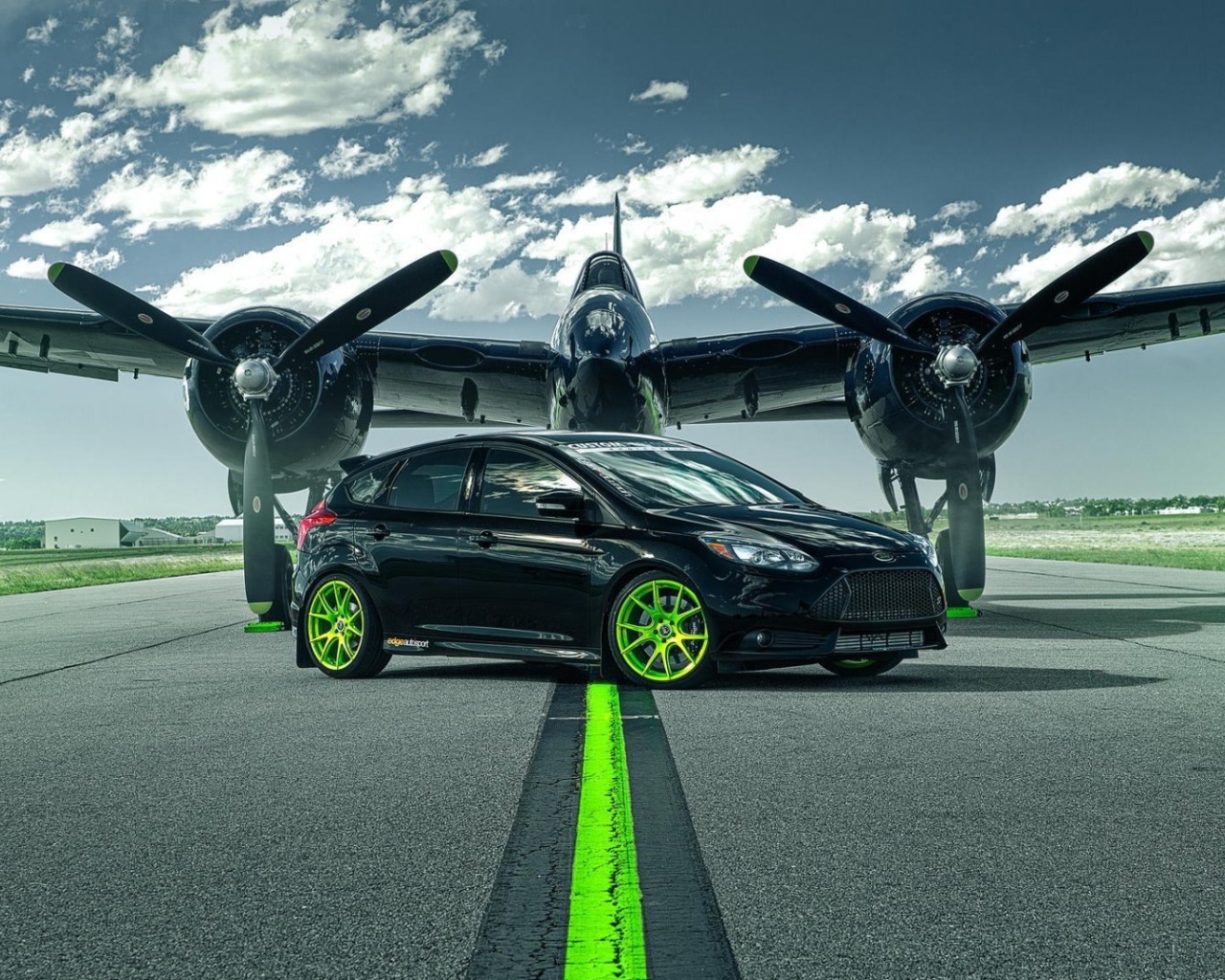 Screenshot №1 pro téma Ford Focus ST with Jet 1280x1024