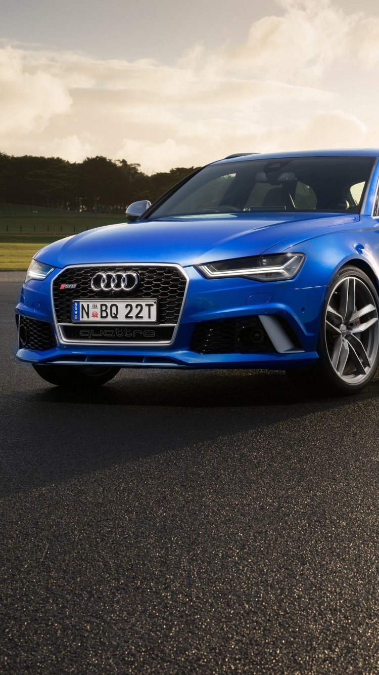 Das Audi RS 6 Wallpaper 750x1334