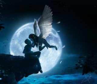 Kiss Of Angel sfondi gratuiti per iPad Air