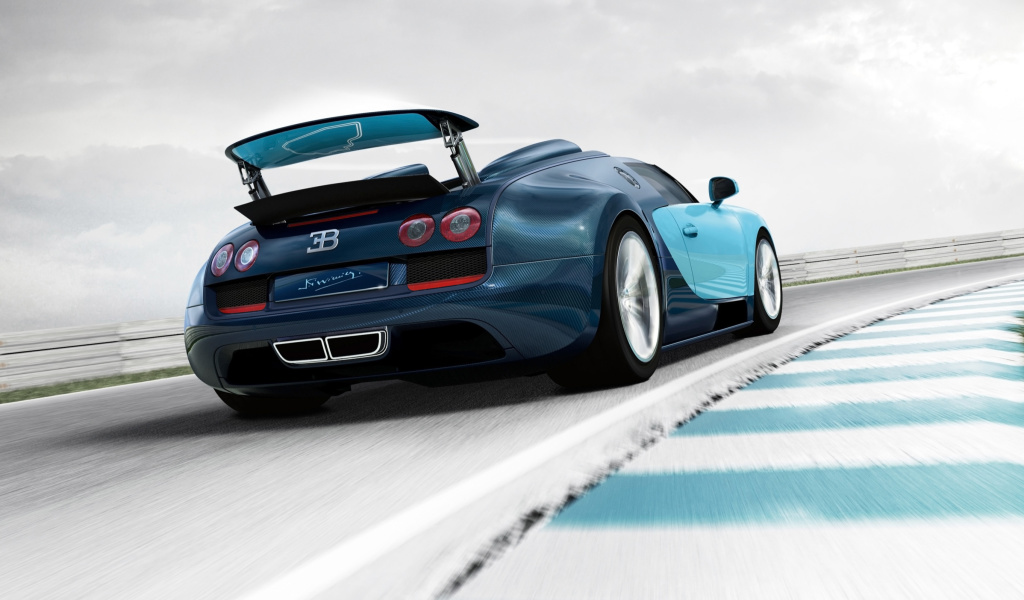Das Bugatti Veyron Grand Sport Vitesse Wallpaper 1024x600