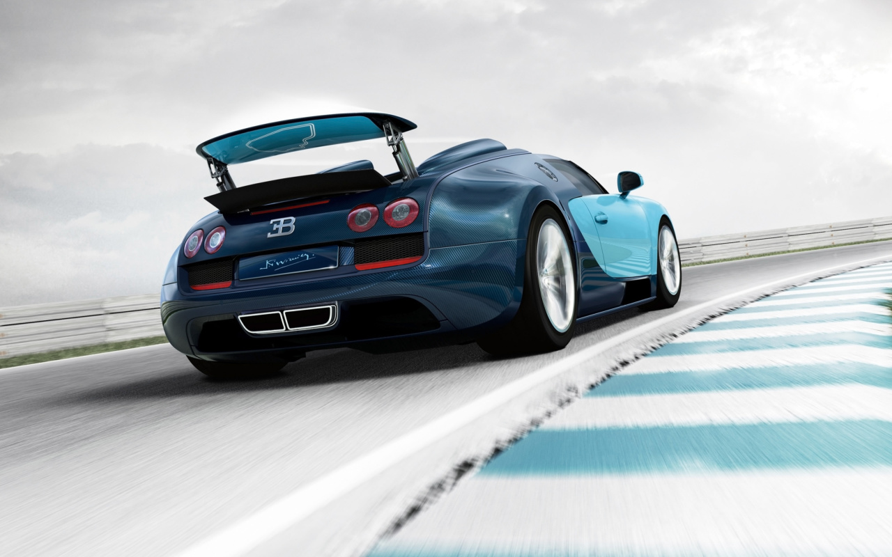 Das Bugatti Veyron Grand Sport Vitesse Wallpaper 1280x800