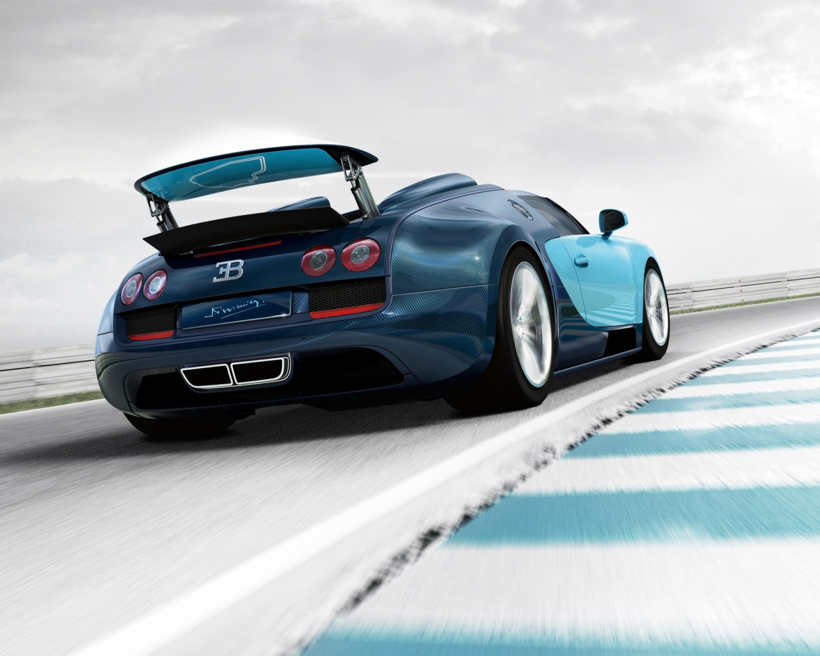 Screenshot №1 pro téma Bugatti Veyron Grand Sport Vitesse 1600x1280