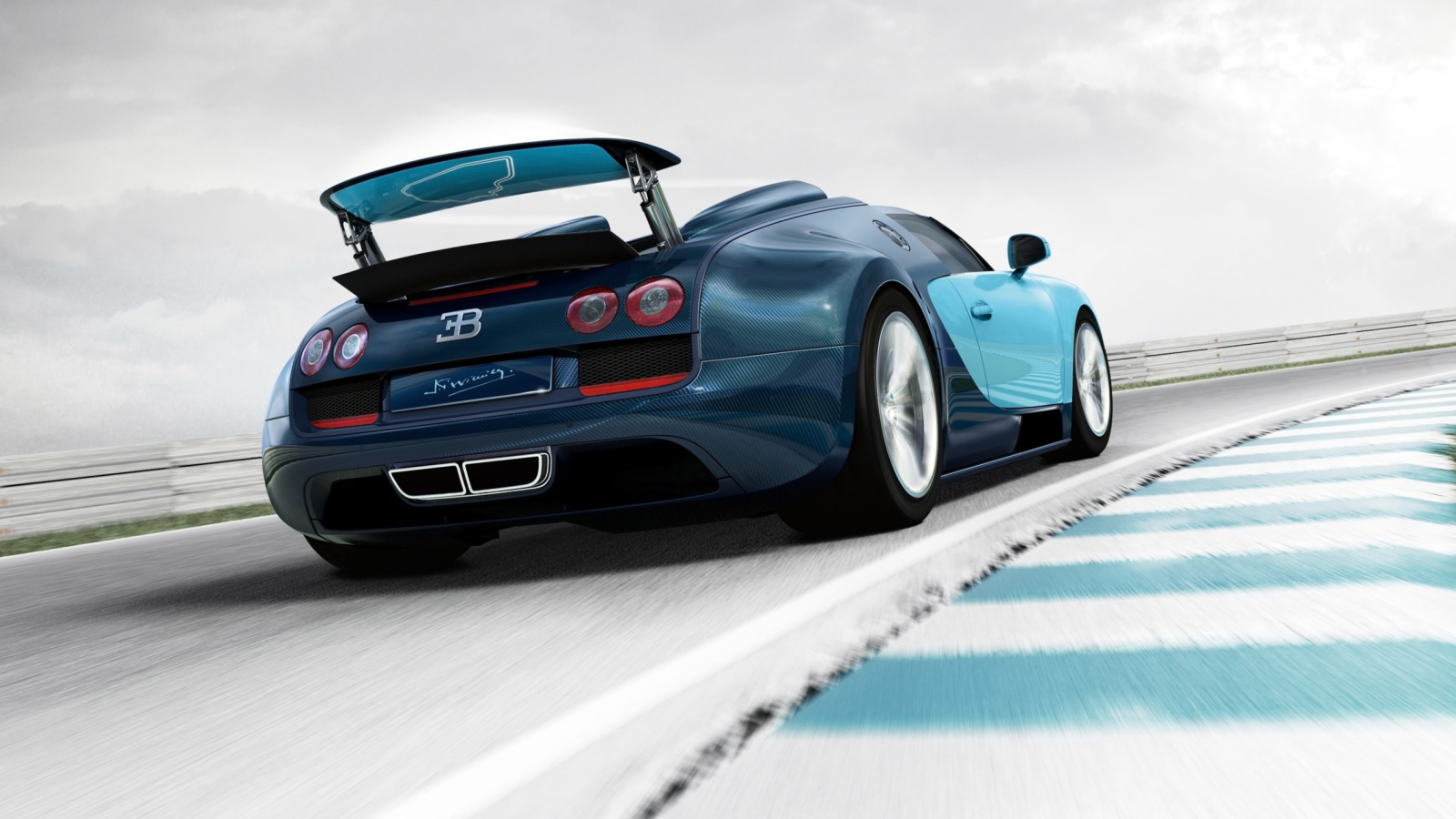 Das Bugatti Veyron Grand Sport Vitesse Wallpaper 1600x900
