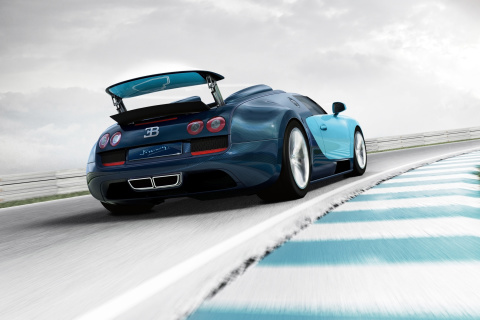 Screenshot №1 pro téma Bugatti Veyron Grand Sport Vitesse 480x320