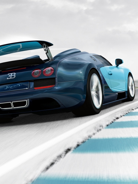 Fondo de pantalla Bugatti Veyron Grand Sport Vitesse 480x640