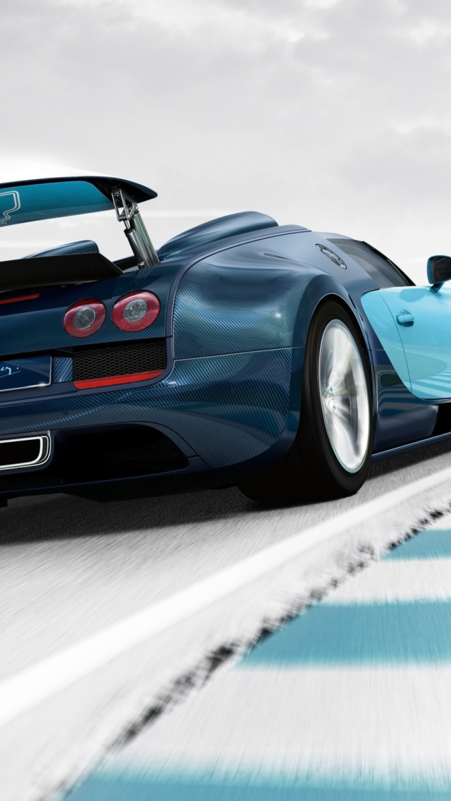 Обои Bugatti Veyron Grand Sport Vitesse 640x1136