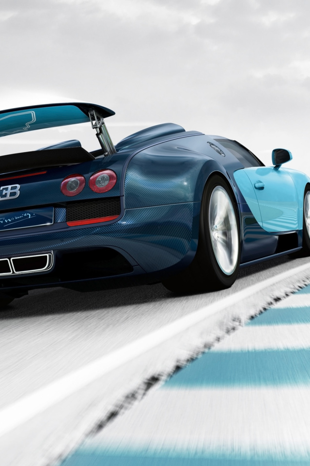 Screenshot №1 pro téma Bugatti Veyron Grand Sport Vitesse 640x960