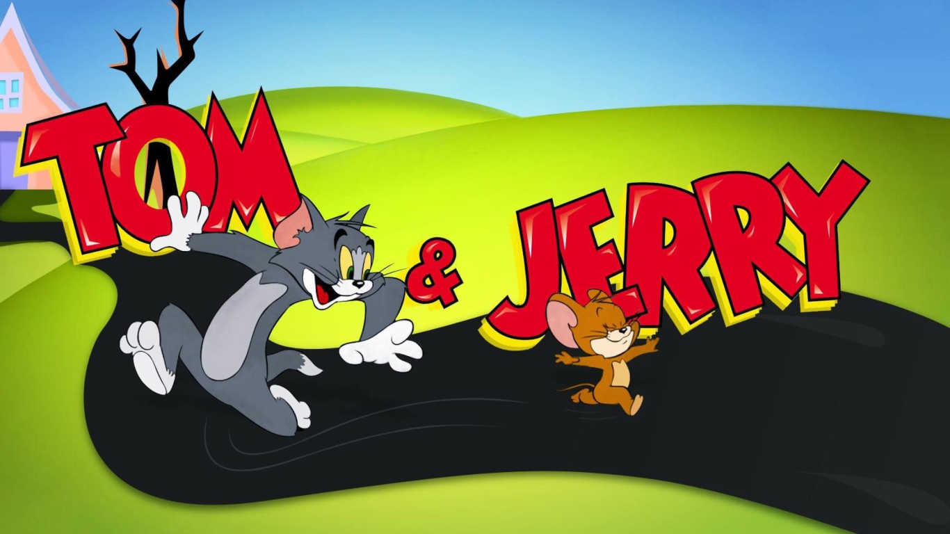 Tom And Jerry Cartoon wallpaper 1366x768