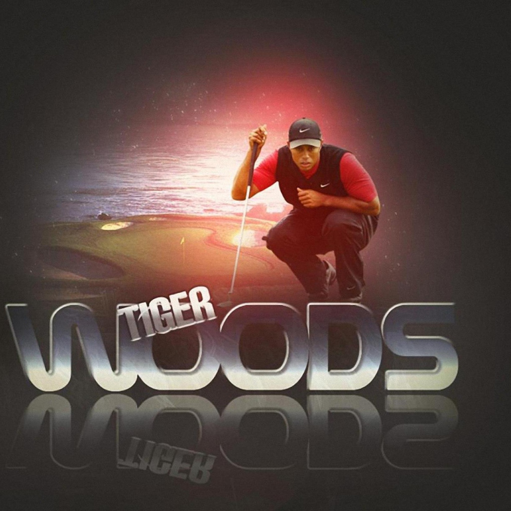 Das Tiger Woods Wallpaper 1024x1024