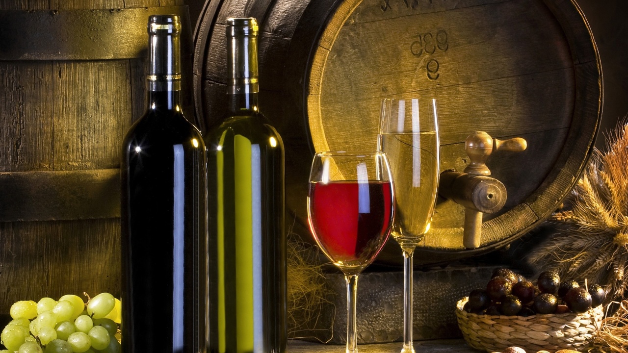 Red and White Wine wallpaper 1280x720