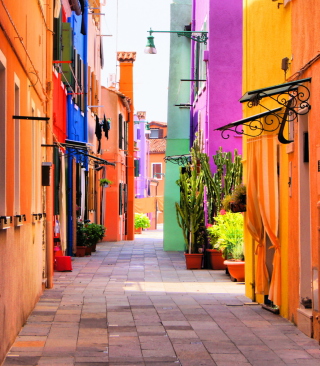 Beautiful Italy Street sfondi gratuiti per iPhone 4S