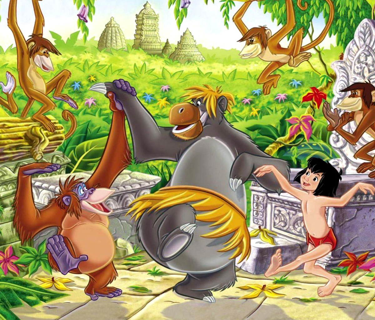 Fondo de pantalla Jungle Book Mowglis Story 1200x1024