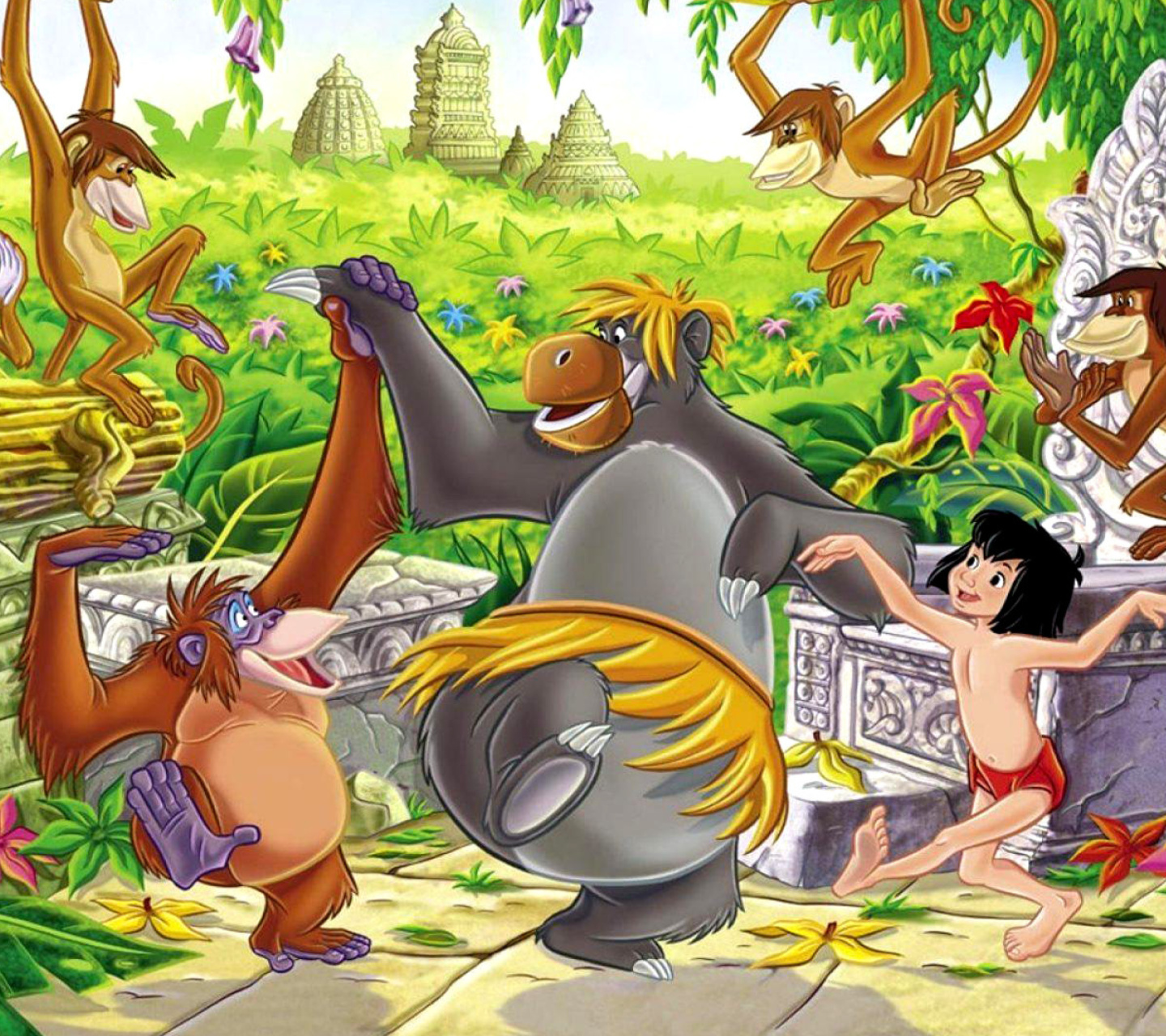 Fondo de pantalla Jungle Book Mowglis Story 1440x1280