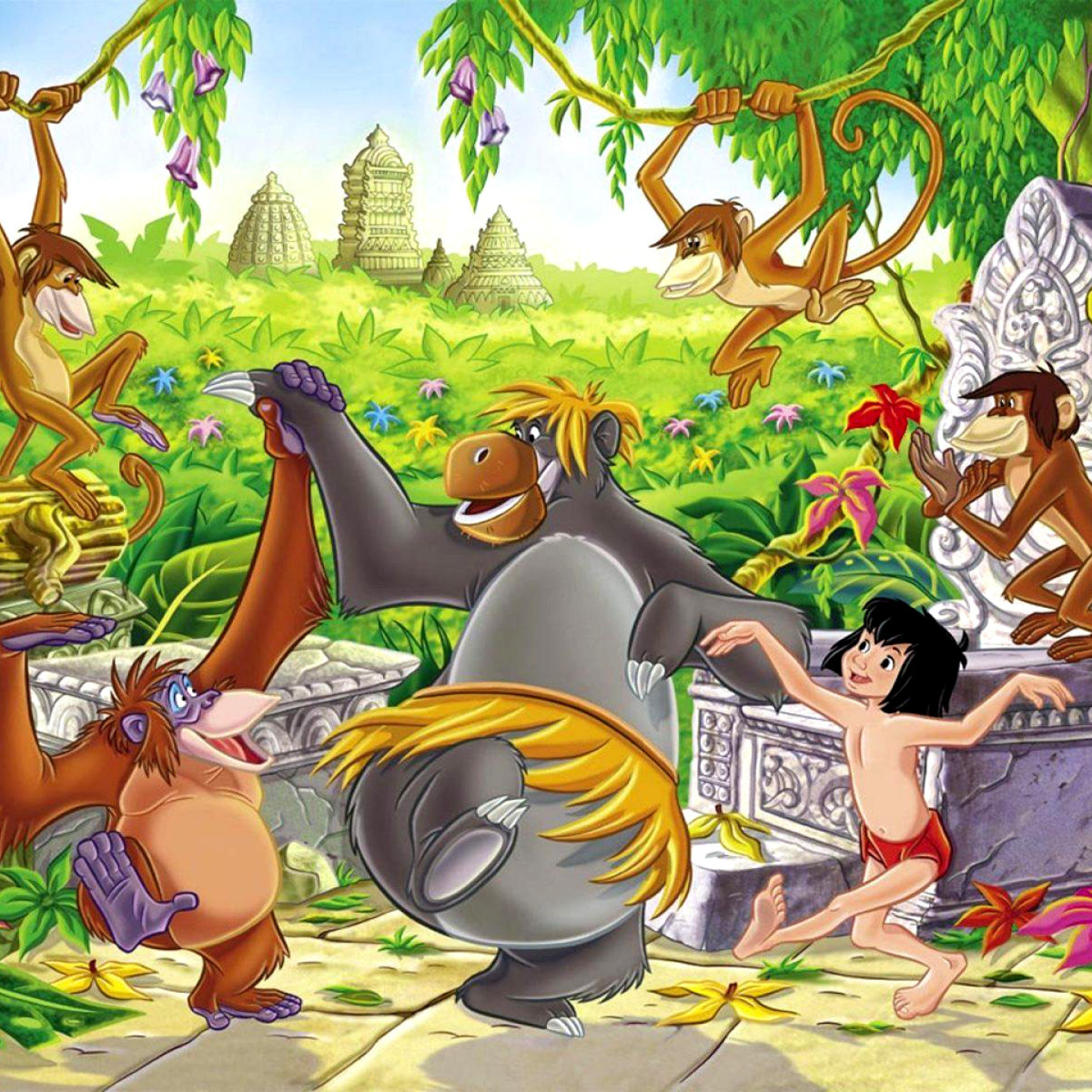 Fondo de pantalla Jungle Book Mowglis Story 2048x2048
