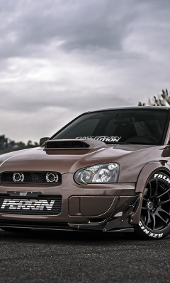 Обои Subaru Impreza WRX STi 240x400