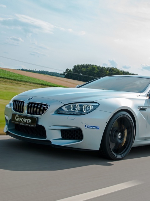 BMW M6 wallpaper 480x640