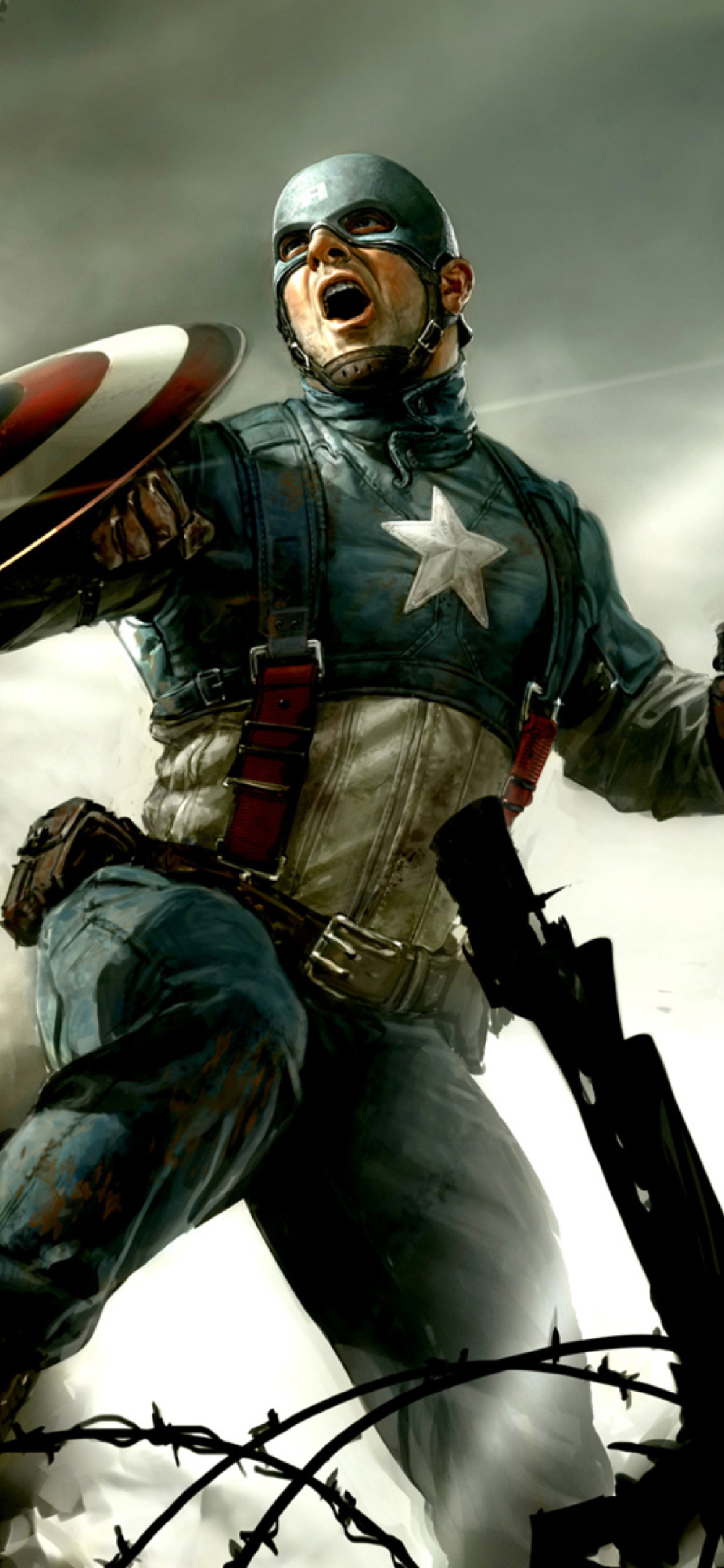 Fondo de pantalla Captain America 1170x2532