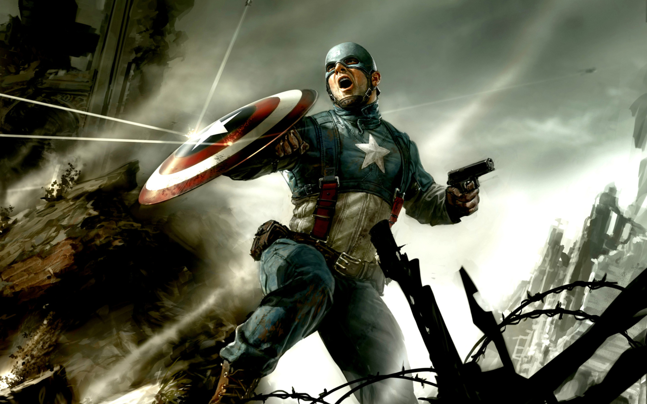 Fondo de pantalla Captain America 2560x1600