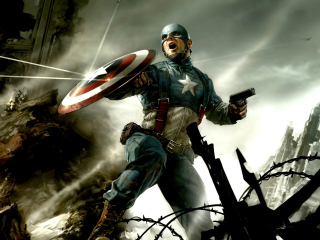 Fondo de pantalla Captain America 320x240