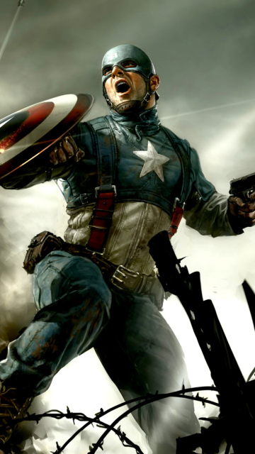 Обои Captain America 360x640