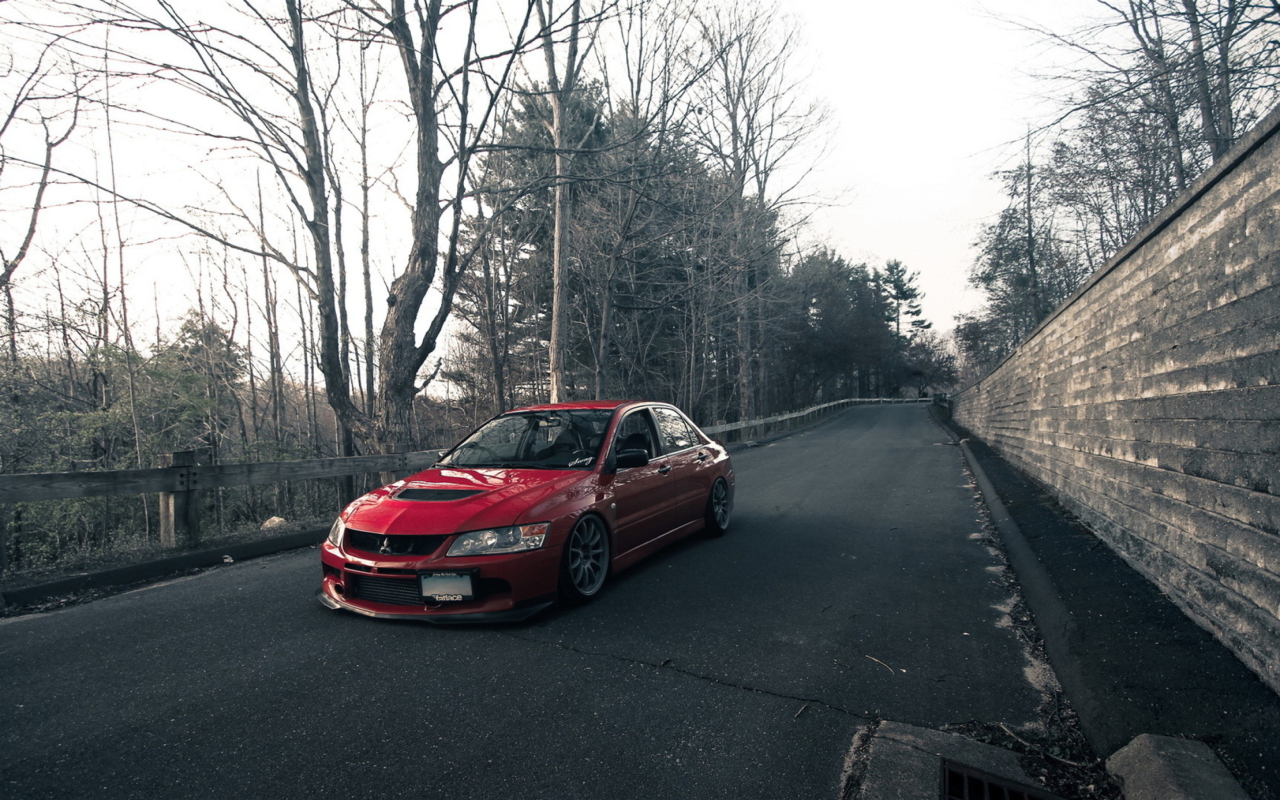 Sfondi Mitsubishi Lancer Evo 1280x800