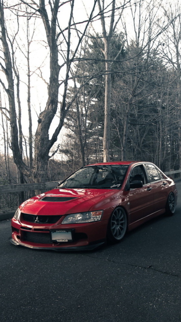 Fondo de pantalla Mitsubishi Lancer Evo 360x640