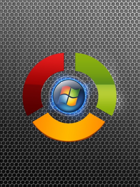 Обои Google Chrome OS 480x640