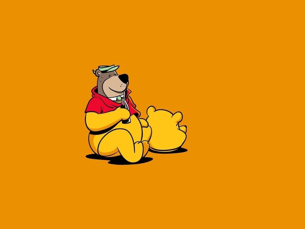 Обои I Am Winnie The Pooh 1024x768
