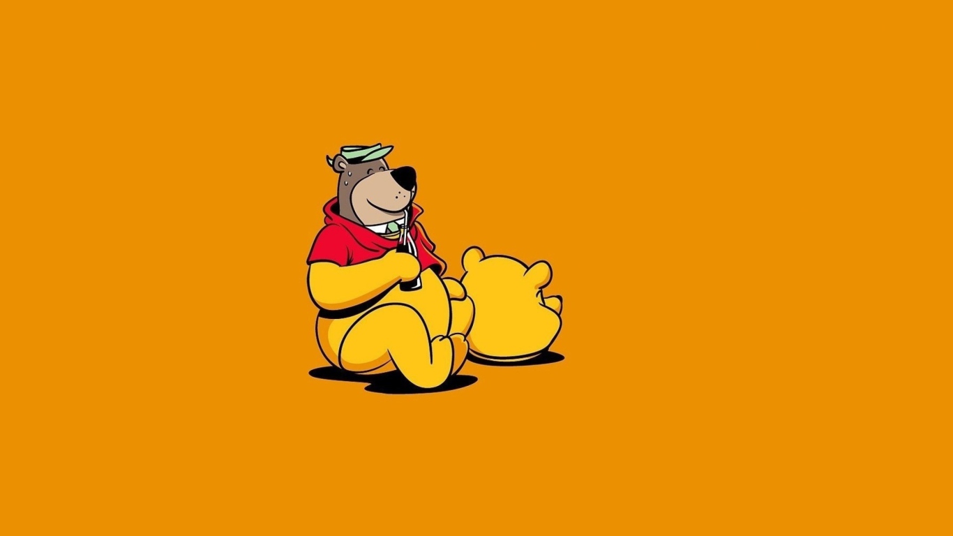 I Am Winnie The Pooh wallpaper 1366x768