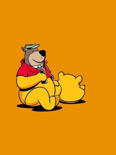 Das I Am Winnie The Pooh Wallpaper 240x320
