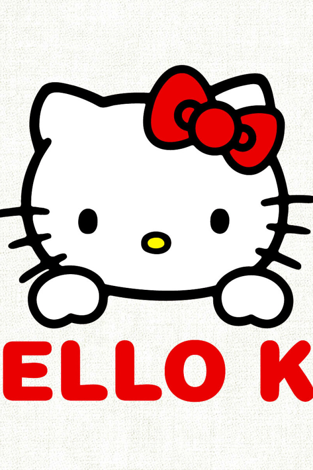 Fondo de pantalla Hello Kitty 640x960