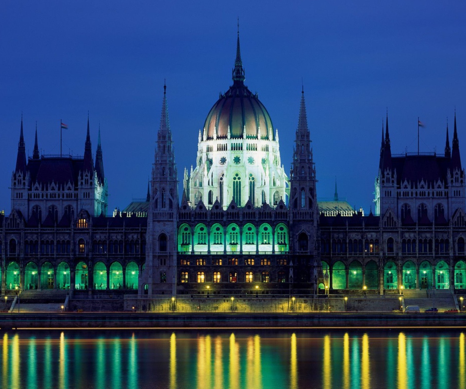 Das Parliament Building Budapest Hungary Wallpaper 960x800
