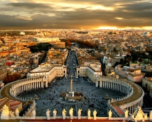 Piazza San Pietro Square - Vatican City Rome screenshot #1 220x176