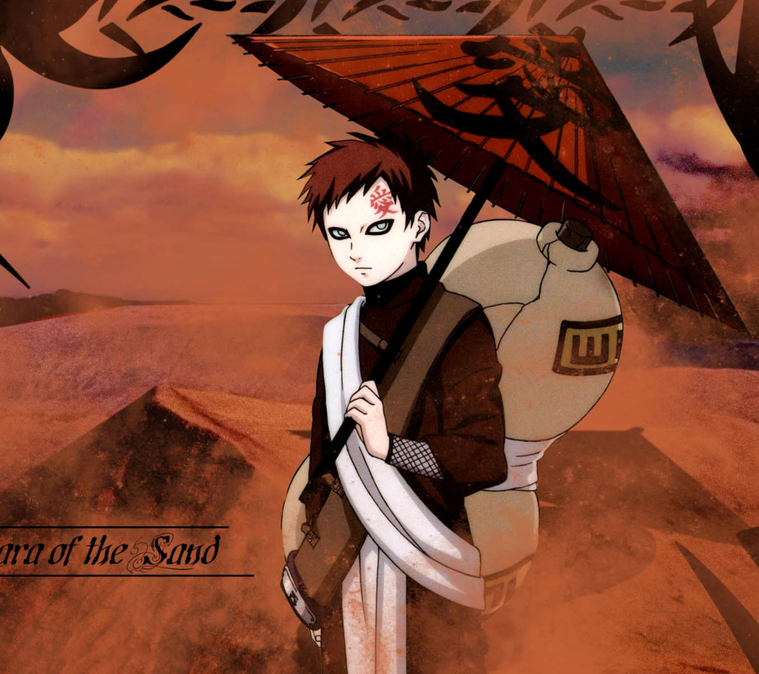 Fondo de pantalla Gaara, Naruto Manga 1080x960