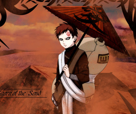 Screenshot №1 pro téma Gaara, Naruto Manga 480x400