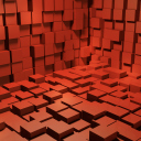Red Cubes wallpaper 128x128