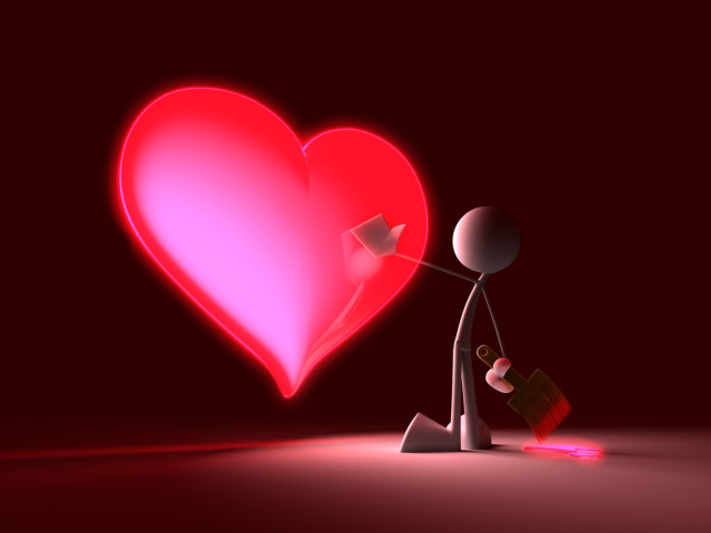 Das St. Valentine's Day Wallpaper 640x480