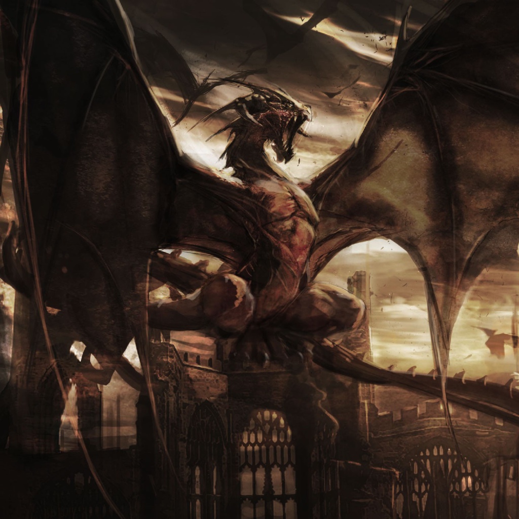 Fondo de pantalla Dragon Attack 1024x1024