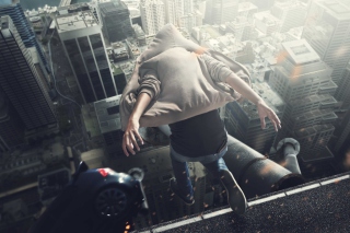 Falling Down Background for Android, iPhone and iPad