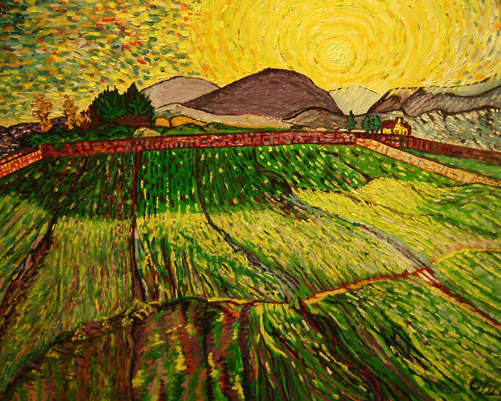 Das Vincent van Gogh Wallpaper 1600x1280