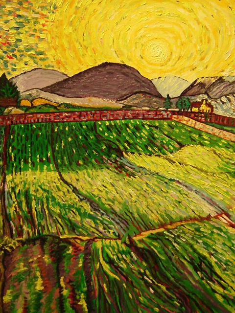 Das Vincent van Gogh Wallpaper 480x640