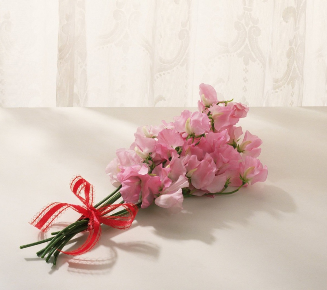 Das Pink Flowers Wallpaper 1080x960