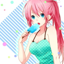 Das Vocaloid Ice Cream Girl Wallpaper 208x208